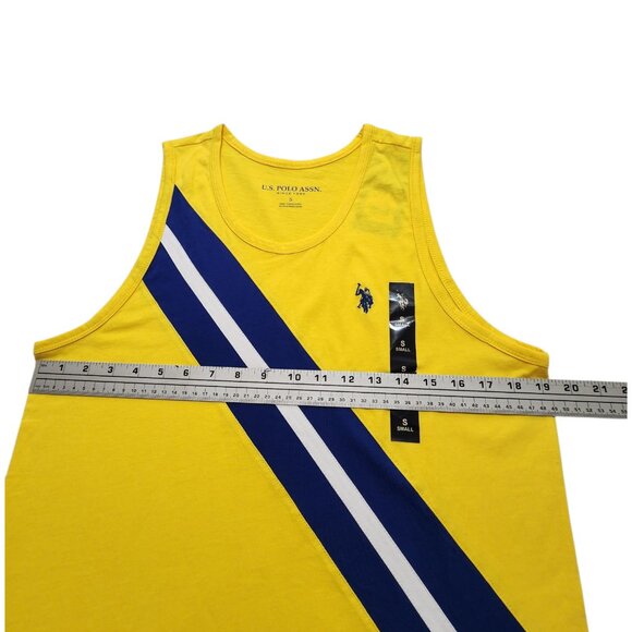 U.S Polo Assn. Men's Casual Tank Top Yellow Small - Picture 2 of 6